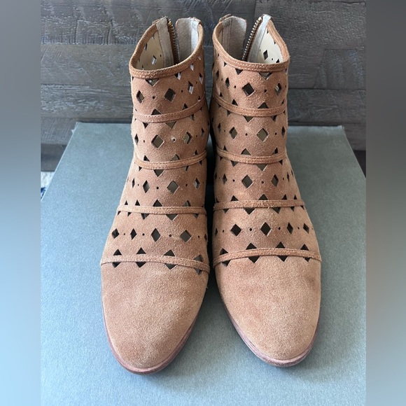 Michael Kors Uma Suede Booties - Picture 3 of 5